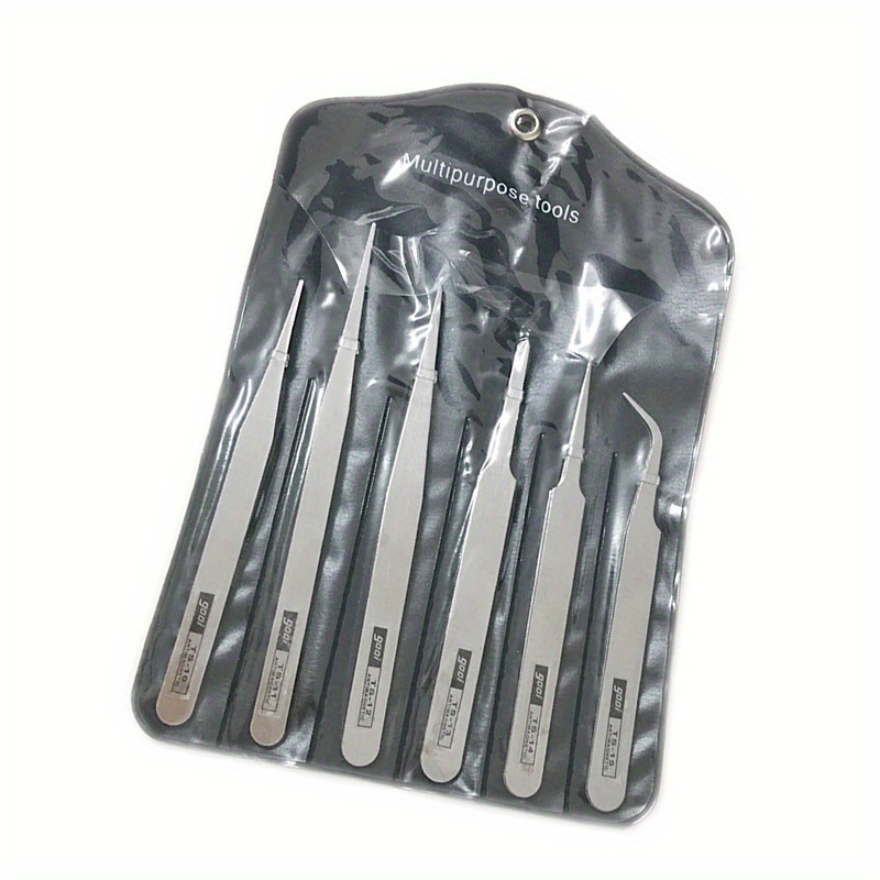 Succulent Set - Pinzette in acciaio inossidabile da 6