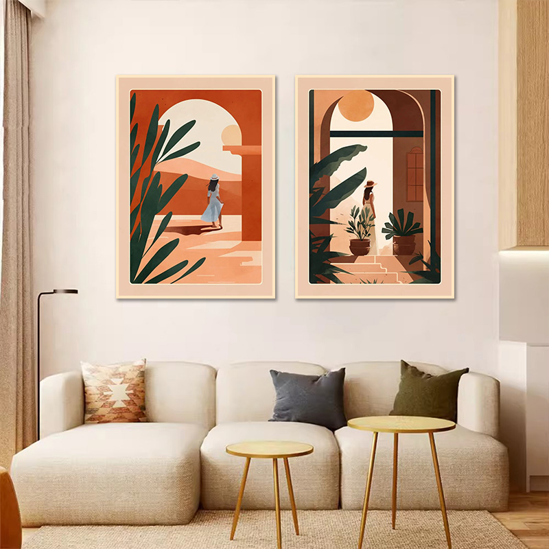Terracotta Pot - Moderno Boho Terracotta MarocchinoTerracotta Vasi Poster