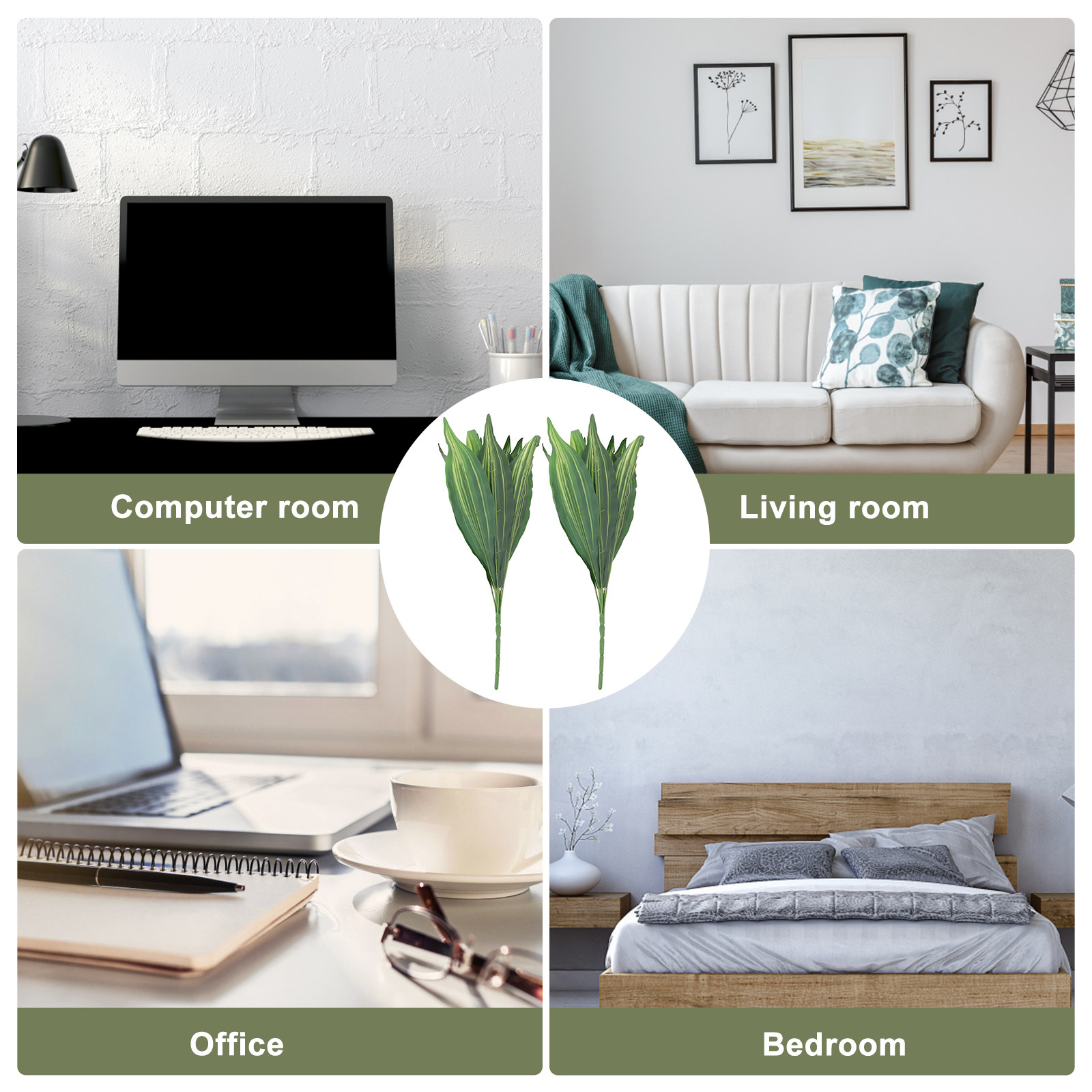 2 Pezzi Pianta Artificiale di  - Snake Plant recensione e prezzo