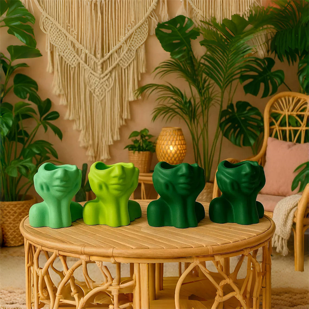 Faccia astratta Fioriera Vaso  - Succulent Set recensione e prezzo